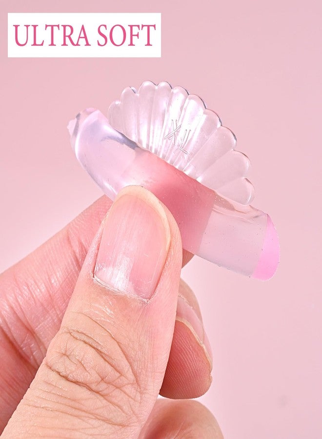 ValueBargain 10Pcs Lash Lift Flat Shields, Self-Sticky Soft Silicone Lash Lift Pads for Eyelash Perm Lamination C Curl Lightweight No Glue (5 Sizes) - Image 5